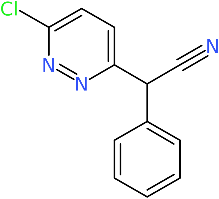 CAS: 73535-73-6 | 2-(6-Chloropyridazin-3-yl)-2-phenylacetonitrile, >95%, NX60023