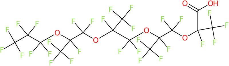CAS: 65150-95-0 | Perfluoro(2,5,8,11-tetramethyl-3,6,9,12-tetraoxapentadecanoic) acid, NX56869