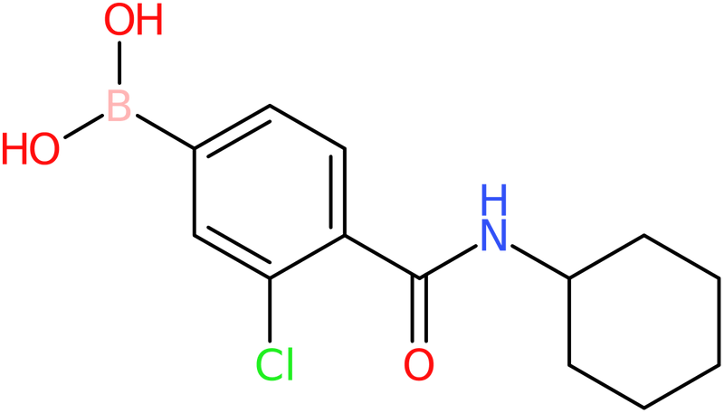 CAS: 957034-65-0 | 3-Chloro-4-(cyclohexylcarbamoyl)benzeneboronic acid, >96%, NX71002