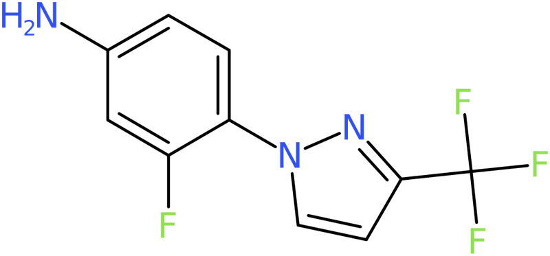 CAS: 1006468-65-0 | 3-Fluoro-4-[3-(trifluoromethyl)-1H-pyrazol-1-yl]aniline, NX10699