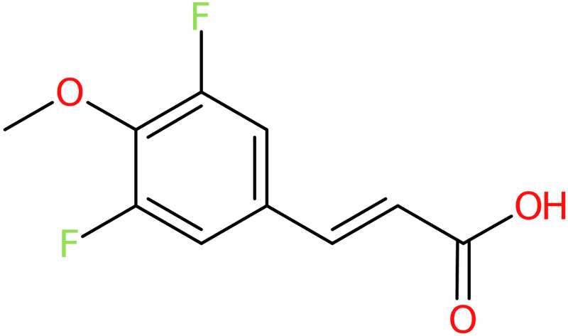 CAS: 105219-43-0 | 3,5-Difluoro-4-methoxycinnamic acid, >98%, NX12526