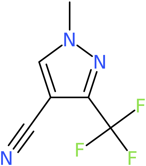 CAS: 1049772-79-3 | 1-Methyl-3-(trifluoromethyl)-1H-pyrazole-4-carbonitrile, NX12459