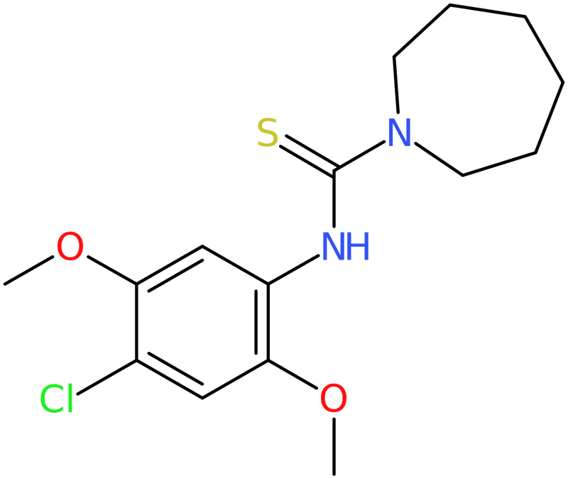 N-(4-Chloro-2,5-dimethoxyphenyl)azepane-1-carbothioamide, NX73854