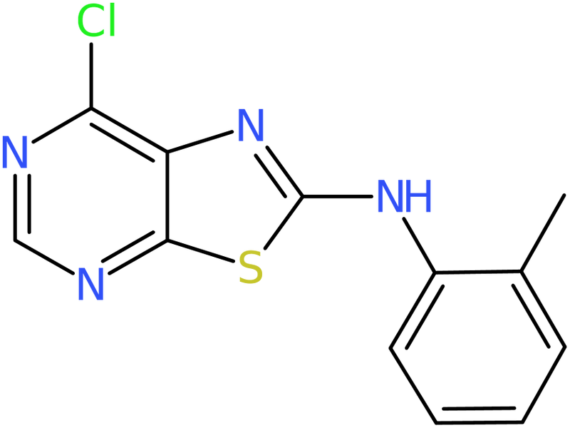 CAS: 1000709-51-2 | 7-Chloro-n-o-tolylthiazolo[5,4-d]pyrimidin-2-amine, NX10209