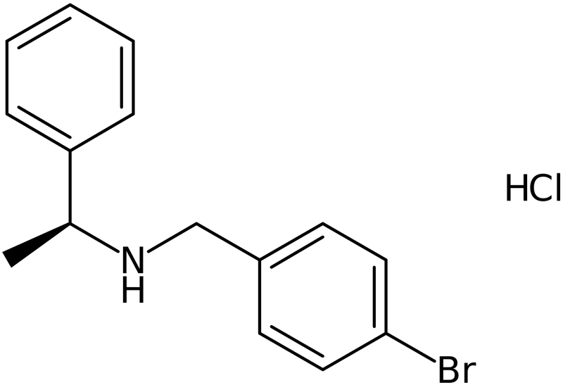 (1S)-N-[(4-Bromophenyl)methyl]-1-phenyl-ethanamine hydrochloride, NX74180