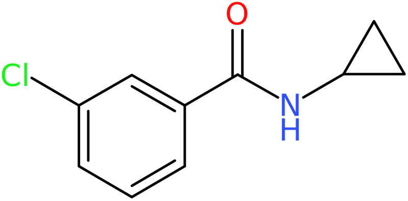 3-Chloro-N-cyclopropylbenzamide, >95%, NX74361