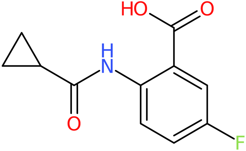 CAS: 1016869-97-8 | 2-[(Cyclopropylcarbonyl)amino]-5-fluorobenzoic acid, NX11066