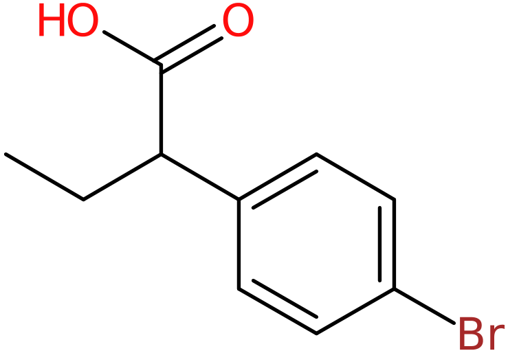 CAS: 99070-18-5 | 2-(4-Bromophenyl)butanoic acid, NX71796