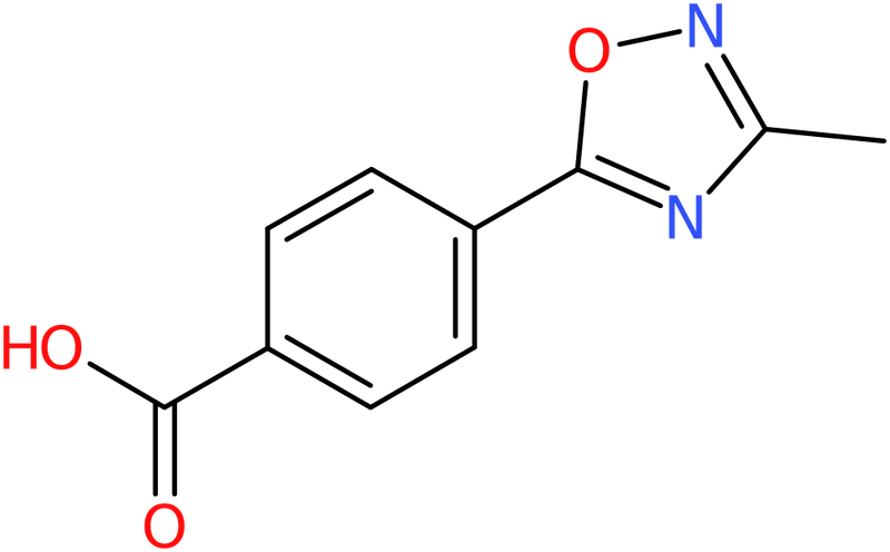CAS: 851048-56-1 | 4-(3-Methyl-1,2,4-oxadiazol-5-yl)benzoic acid, >95%, NX64052