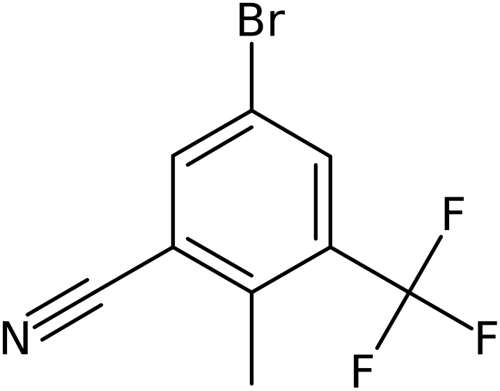 CAS: 2387259-19-8 | 5-Bromo-2-methyl-3-(trifluoromethyl)benzonitrile, >97%, NX36737