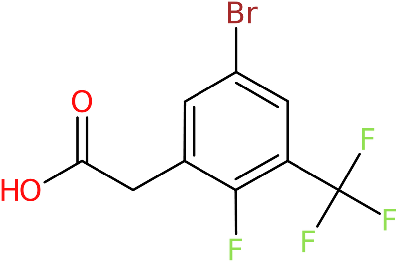 CAS: 2384476-13-3 | 5-Bromo-2-fluoro-3-(trifluoromethyl)phenylacetic acid, NX36687