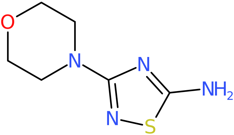 CAS: 138588-29-1 | 5-Amino-3-morpholin-4-yl-1,2,4-thiadiazole, NX22973