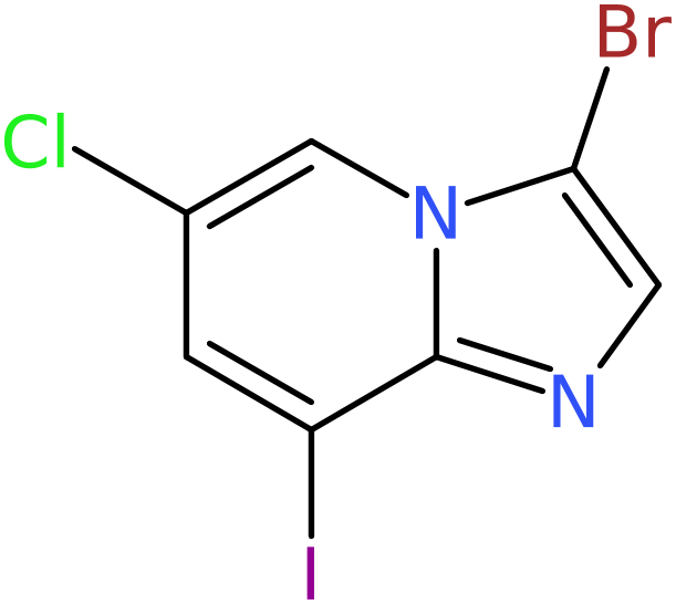 CAS: 1221791-77-0 | 3-Bromo-6-chloro-8-iodoimidazo[1,2-a]pyridine, NX18008