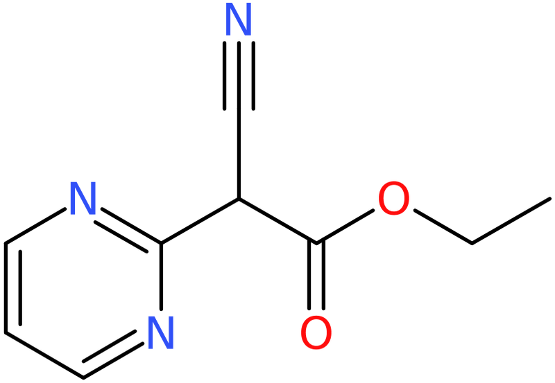 CAS: 65364-63-8 | Cyanopyrimidin-2-yl-acetic acid ethyl ester, >95%, NX56957