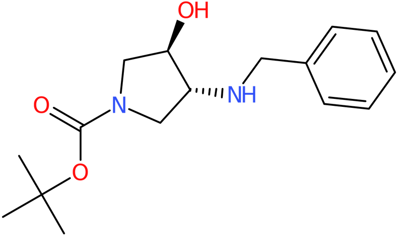 CAS: 138026-89-8 | trans-3-Benzylamino-4-hydroxy-pyrrolidine-1-carboxylic acid tert-butyl ester, NX22869
