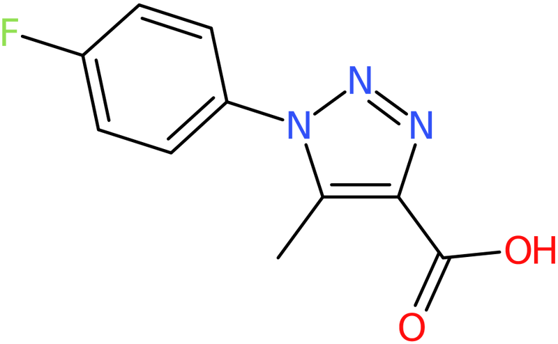 CAS: 887035-89-4 | 1-(4-Fluorophenyl)-5-methyl-1H-1,2,3-triazole-4-carboxylic acid, NX66968