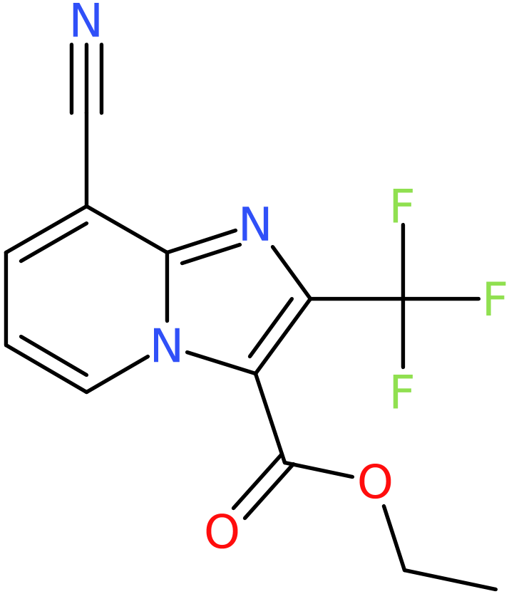 CAS: 2407339-58-4 | Ethyl 8-cyano-2-(trifluoromethyl)imidazo[1,2-a]pyridine-3-carboxylate, NX36912