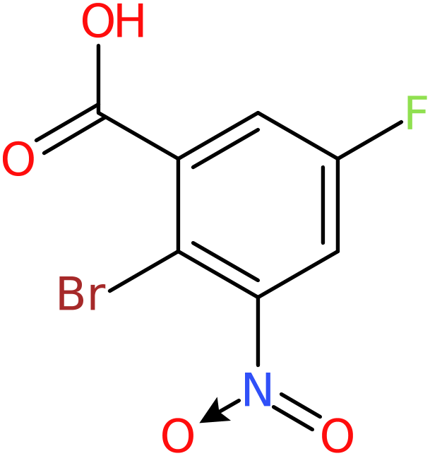 CAS: 1055331-73-1 | 2-Bromo-5-fluoro-3-nitrobenzoic acid, NX12695