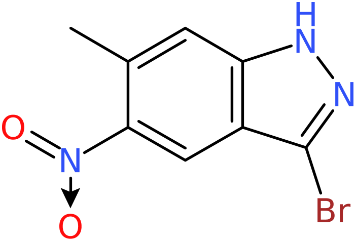 CAS: 1000343-58-7 | 3-Bromo-6-methyl-5-nitro-1H-indazole, NX10153