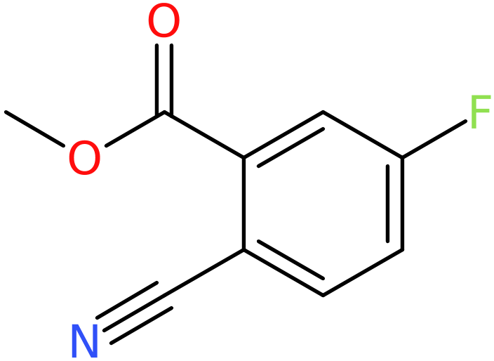 CAS: 606080-43-7 | Methyl 2-cyano-5-fluorobenzoate, >95%, NX54685
