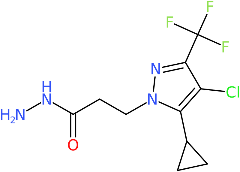 CAS: 1001518-98-4 | 3-[4-Chloro-5-cyclopropyl-3-(trifluoromethyl)-1H-pyrazol-1-yl]propanehydrazide, NX10271
