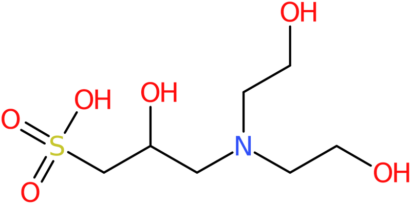 CAS: 68399-80-4 | 3-[N,N-Bis(hydroxyethyl)amino]-2-hydroxypropanesulphonic acid, >98%, NX58170