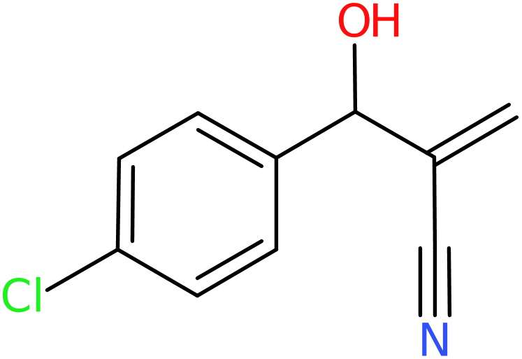 2-[(4-Chlorophenyl)(hydroxy)methyl]prop-2-enenitrile, >95%, NX74313