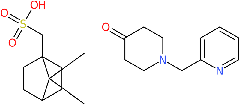 1-(Pyridin-2-ylmethyl)piperidin-4-one {7,7-dimethylbicyclo[2.2.1]heptan-1-yl}methanesulfonic acid, NX74026