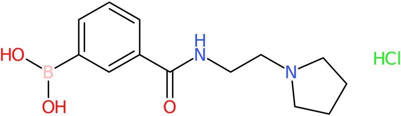 CAS: 957061-03-9 | 3-[(2-Pyrrolidin-1-ylethyl)carbamoyl]benzeneboronic acid hydrochloride, >98%, NX71063