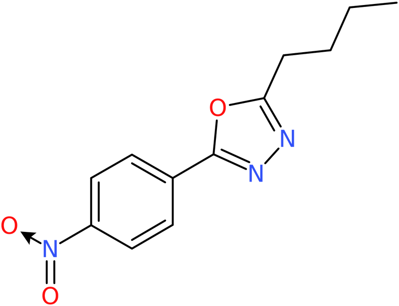 CAS: 100933-81-1 | 2-Butyl-5-(4-nitrophenyl)-1,3,4-oxadiazole, NX10819