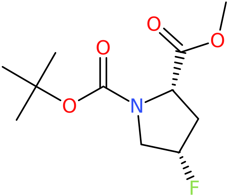CAS: 203866-16-4 | N-t-BOC-cis-4-Fluoro-L-Proline Methyl Ester, >95%, NX33166