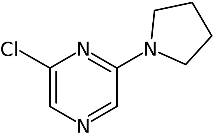 CAS: 1000339-30-9 | 2-Chloro-6-(pyrrolidin-1-yl)pyrazine, NX10095