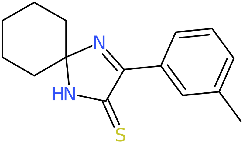CAS: 5955-45-3 | 3-(3-Methylphenyl)-1,4-diazaspiro[4.5]dec-3-ene-2-thione, NX54278