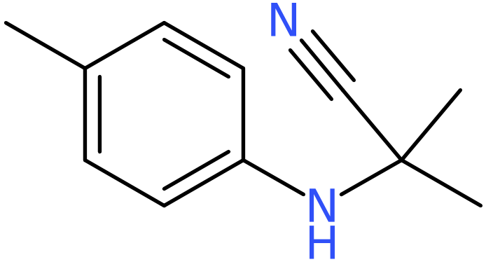 CAS: 101568-43-8 | 2-Methyl-2-[(4-methylphenyl)amino]propanenitrile, NX11012