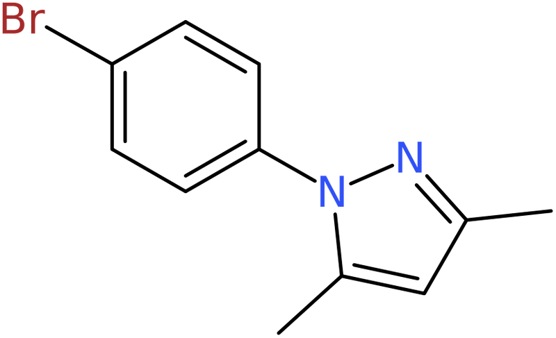 CAS: 62546-27-4 | 1-(4-Bromophenyl)-3,5-dimethyl-1H-pyrazole, >97%, NX55674
