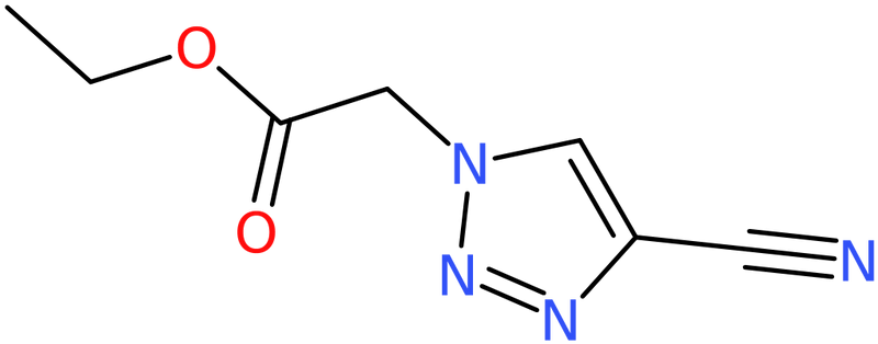 CAS: 202003-10-9 | Ethyl (4-cyano-1H-1,2,3-triazol-1-yl)acetate, NX32936