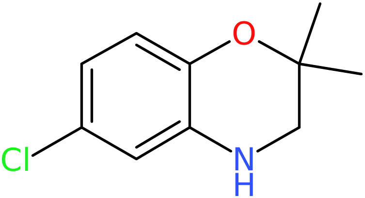 CAS: 1216138-03-2 | 6-Chloro-2,2-dimethyl-3,4-dihydro-1,4-benzoxazine, >95%, NX17779