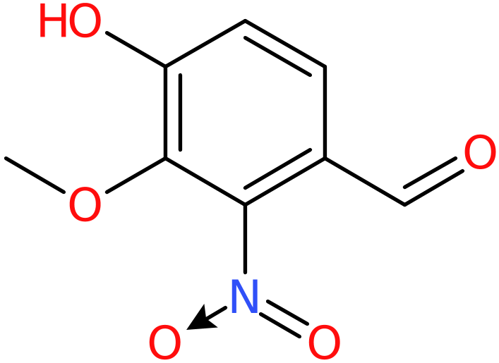 CAS: 2450-26-2 | 4-Hydroxy-3-methoxy-2-nitrobenzaldehyde, NX37263