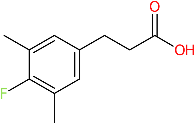 CAS: 1017779-63-3 | 3-(4-Fluoro-3,5-dimethylphenyl)propionic acid, >98%, NX11219