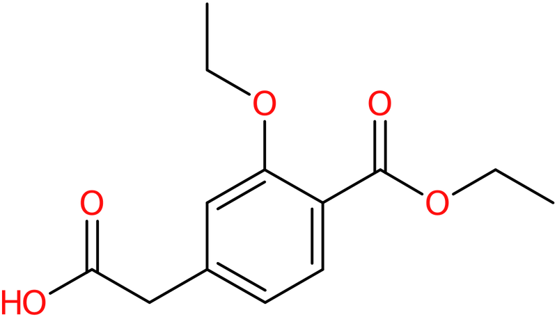 CAS: 99469-99-5 | Ethyl 4-(carboxymethyl)-2-ethoxybenzoate, NX71860