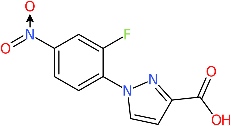 CAS: 1006442-88-1 | 1-(2-Fluoro-4-nitrophenyl)-1H-pyrazole-3-carboxylic acid, NX10686