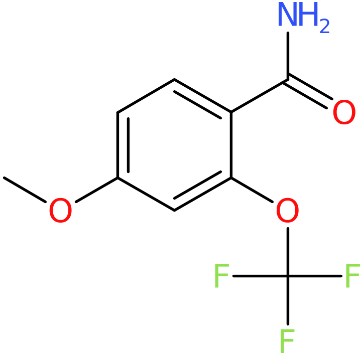 CAS: 886502-47-2 | 4-Methoxy-2-(trifluoromethoxy)benzamide, >97%, NX66840
