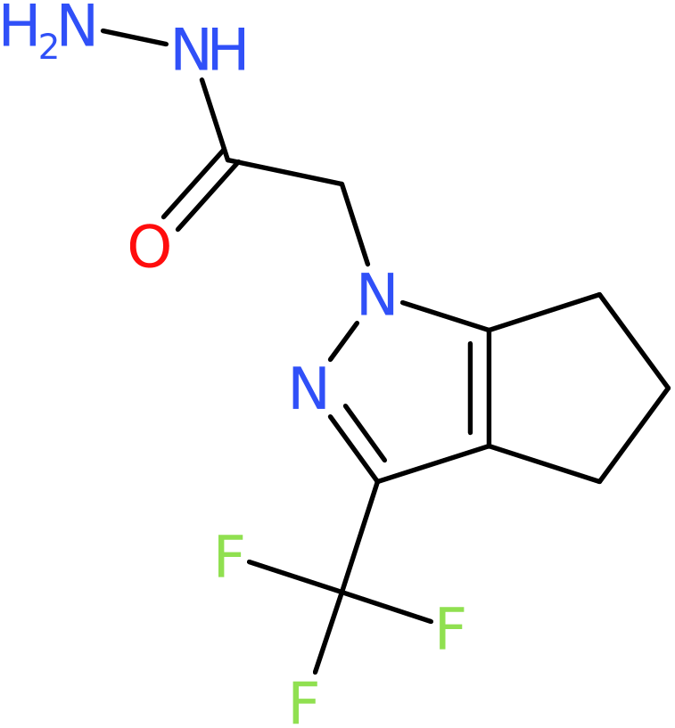2-[3-(Trifluoromethyl)-5,6-dihydrocyclopenta[c]pyrazol-1(4H)-yl]acetohydrazide, NX74618