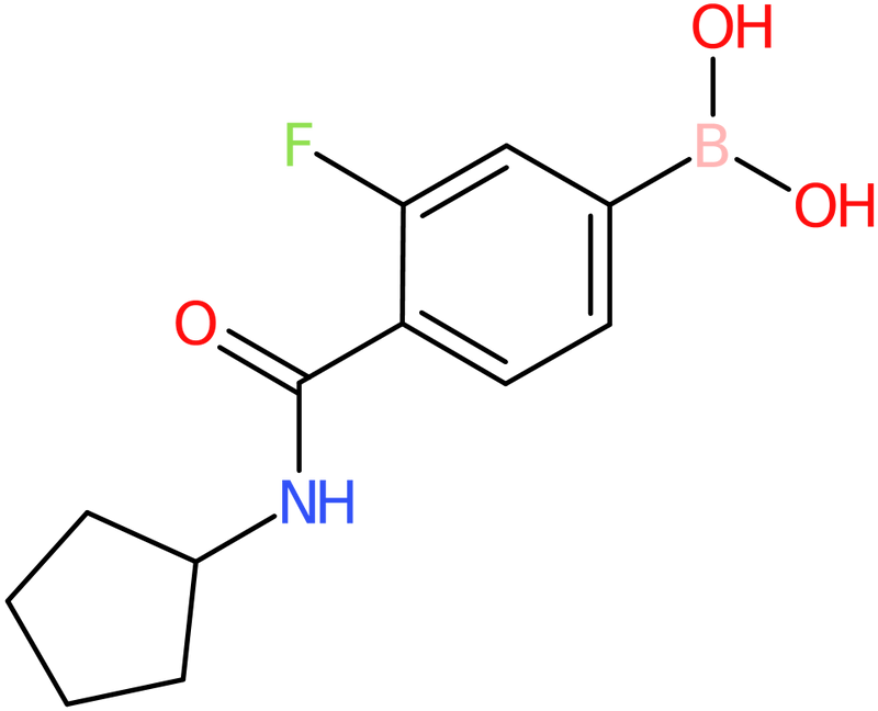 CAS: 957034-70-7 | 4-(Cyclopentylcarbamoyl)-3-fluorobenzeneboronic acid, >98%, NX71004