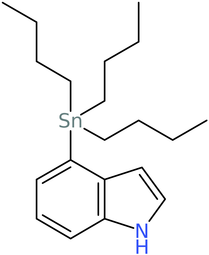 CAS: 1025745-98-5 | 4-(Tributylstannyl)-1H-indole, tech, NX11605