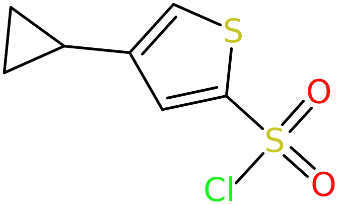 CAS: 2407349-23-7 | 4-Cyclopropylthiophene-2-sulfonyl chloride, NX36917