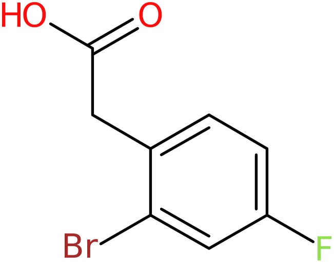 CAS: 61150-59-2 | 2-Bromo-4-fluorophenylacetic acid, >98%, NX54964