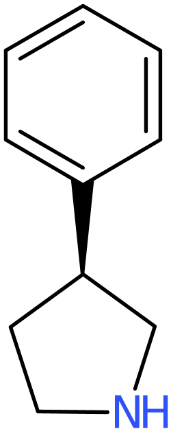 CAS: 62624-46-8 | (3S)-3-Phenylpyrrolidine, >98%, NX55736