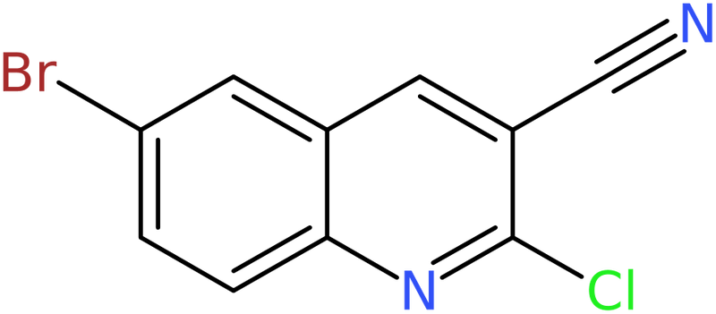 CAS: 99465-04-0 | 6-Bromo-2-chloroquinoline-3-carbonitrile, NX71857