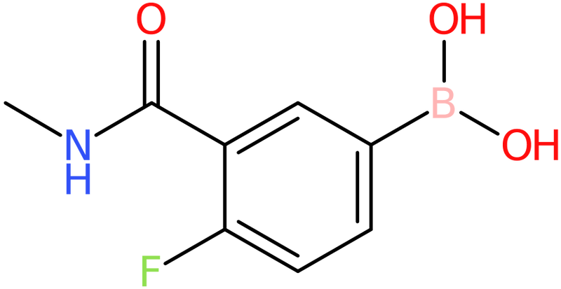 CAS: 874219-19-9 | 4-Fluoro-3-(methylcarbamoyl)benzeneboronic acid, >96%, NX65448